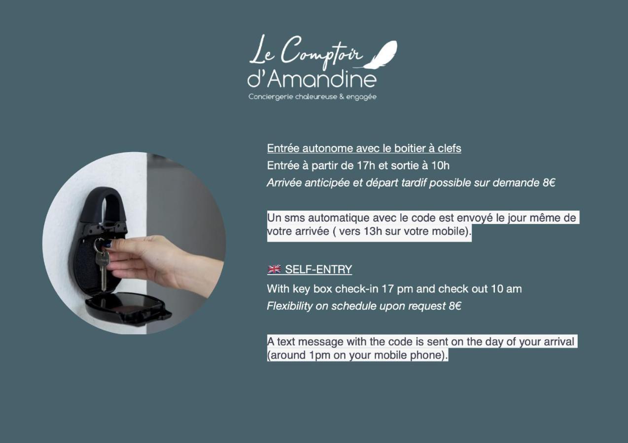 Le Cafe Charmant, Appartement Dans Immeuble Avec Parking Barriere, Balcon LʼArbresle Exteriör bild